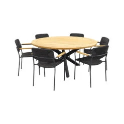 4 Seasons Bora Antraciet/Prado 160 Cm. - Ronde Tuinset