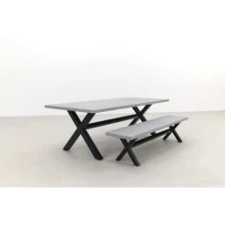 Hartman Sophie Studio Black/Verona Black 220 Cm. Tuinset Met Bank - 5-delig -Madison Verkoopwinkel 1000084604 0102