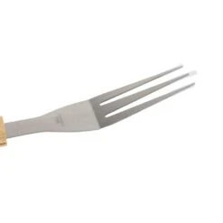 Orange85 BBQ Vork Spiezen RVS Vleesvork 38CM Hout Barbecue Accessoires -Madison Verkoopwinkel 1000085798 0110