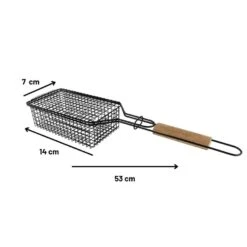 Orange85 BBQ Rooster Grill Non Stick RVS Hout Barbecue Accessoires -Madison Verkoopwinkel 1000085825 0111