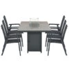 Garden Impressions Tuinset Santana D. Grijs -Elnes Vuur Tuintafel -Madison Verkoopwinkel 1000087199