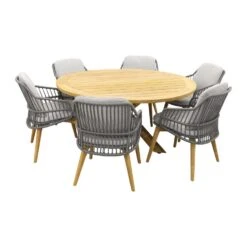 4 Seasons Sempre/Taste Prado Teak 160 Cm. - Ronde Tuinset