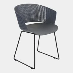 Orly Tuinstoel Polypropyleen - Kunststof - Grijs -Madison Verkoopwinkel 1000088297 0102