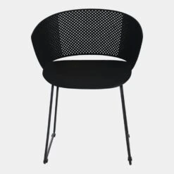 Orly Tuinstoel Polypropyleen - Kunststof - Zwart -Madison Verkoopwinkel 1000088302 0102