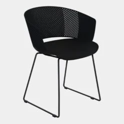 Orly Tuinstoel Polypropyleen - Kunststof - Zwart -Madison Verkoopwinkel 1000088302 0103