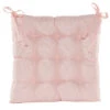 Anna's Collection Stoelkussen Gewatteerd - Licht Roze - 38 X 38 Cm -Madison Verkoopwinkel 1000091167
