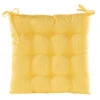 Anna's Collection Stoelkussen Gewatteerd - Geel - 38 X 38 Cm -Madison Verkoopwinkel 1000091169