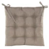 Anna's Collection Stoelkussen Gewatteerd - Taupe - 38 X 38 Cm -Madison Verkoopwinkel 1000091183