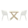 Garden Impressions Lexy Balkonset 3-delig Wit - Keys Vouwtafel -Madison Verkoopwinkel 1000092218