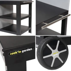 Cook'in Garden Trolleys NOVA - Zwart - Staal 8 Cook'in Garden Trolleys NOVA - Zwart - Staal -Madison Verkoopwinkel 1000092246 0103