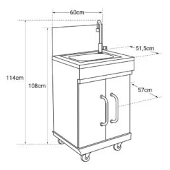 Cook'in Garden Trolleys FIDGI - Zwart - Staal -Madison Verkoopwinkel 1000092252 0104
