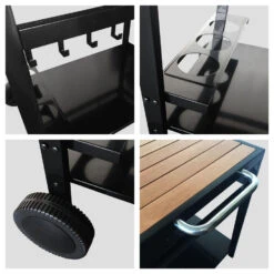 Happy Garden Trolleys AVEIRO - Zwart - Staal -Madison Verkoopwinkel 1000092300 0103