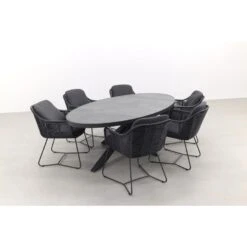 Taste Belmond/Silva 240x115 Cm. Ovale Tuinset - 7-delig -Madison Verkoopwinkel 1000092691 0103