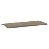 VidaXL Tuinbankkussen 120x50x7 Cm Oxford Stof Taupe -Madison Verkoopwinkel 1000094049