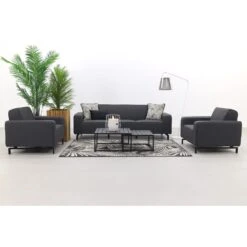 Boavista/Royalty Stoel-bank Loungeset - Sooty - 5-delig -Madison Verkoopwinkel 1000094294 0103