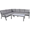 Loungehoekset Marah - Stof - Grijs -Madison Verkoopwinkel 1000094350
