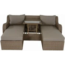 Pandora Loungeset / - Glas - Bruin -Madison Verkoopwinkel 1000094354 0102