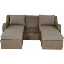 Pandora Loungeset / - Glas - Bruin -Madison Verkoopwinkel 1000094354 0104