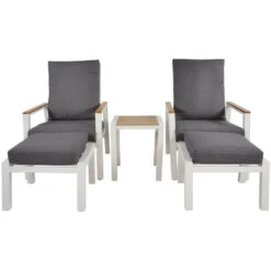 Duoset Coda Wit - Stof - Wit -Madison Verkoopwinkel 1000094355 0103