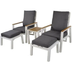 Duoset Coda Wit - Stof - Wit