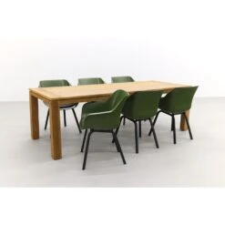 Hartman Sophie Moss Green/Rome Brown 240 Cm. Tuinset - 7-delig -Madison Verkoopwinkel 1000096399 0101
