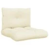 VidaXL Bankkussens Pallet 2 St Stof Crèmekleurig -Madison Verkoopwinkel 1000096617
