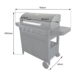 Happy Garden Grills IZALCO - Zwart - Staal -Madison Verkoopwinkel 1000097075 0104