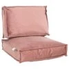 2L Home & Garden Loungekussenset Velvet Oude Roze - 2 Delig -Madison Verkoopwinkel 1000098800