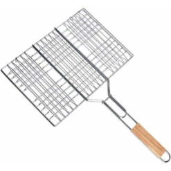 BBQ Collection Barbecue Rooster - Klem Grill - Metaal/hout - 55 X 35 X 2 Cm