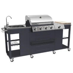 Happy Garden Grills TEXAS - Zwart - Staal
