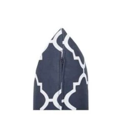 Beliani Buitenkussen Gartenkissen Mit Muster - Blauw Polyester -Madison Verkoopwinkel 1183171743 0103