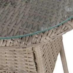 VidaXL 3-delige Bistroset Met Kussens Poly Rattan Bruin -Madison Verkoopwinkel 11a05654e6e44e569006046dce94db24