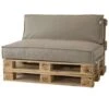 2L Home & Garden Palletkussen Metro Lounge Beige - 120 X 80cm -Madison Verkoopwinkel 1228587216
