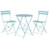 Beliani Bistroset FIORI - Blauw Staal -Madison Verkoopwinkel 1228982661