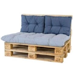 Madison Rugkussen Florance Safier Blauw - 60 X 43cm -Madison Verkoopwinkel 1250299887 0101