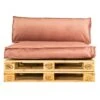 2L Home & Garden Palletkussenset Velvet Oud Roze - 2 Pièces -Madison Verkoopwinkel 1297315464