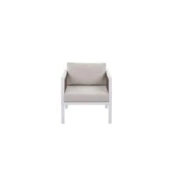 Beliani BORELLO Loungeset - Wit - Aluminium - 4-delig -Madison Verkoopwinkel 1331544875 0103