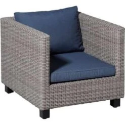 Madison Loungeset Kussen Panama Blauw - 60 X 60cm -Madison Verkoopwinkel 1476113955 0101