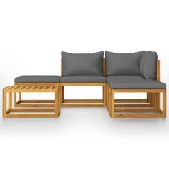 VidaXL 6-delige Loungeset Met Kussens Massief Acaciahout -Madison Verkoopwinkel 1569144956 0102