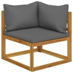 VidaXL 6-delige Loungeset Met Kussens Massief Acaciahout -Madison Verkoopwinkel 1569144956 0103