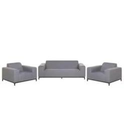 Beliani Loungeset ROVIGO - Grijs Polyester -Madison Verkoopwinkel 1590544770 0103
