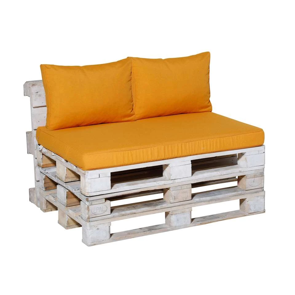 Madison Palletkussenset Panama Lounge Oker Geel - 3 Pièces 3 Madison Palletkussenset Panama Lounge Oker Geel - 3 Pièces