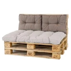 Madison Rugkussen Florance Taupe - 60 X 43cm -Madison Verkoopwinkel 1814149704 0101