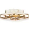 VidaXL 6-delige Loungeset Met Kussens Massief Acaciahout -Madison Verkoopwinkel 1856523529