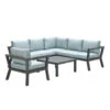 Garden Impressions San Luis Loungeset 4-delig - Mint Grijs