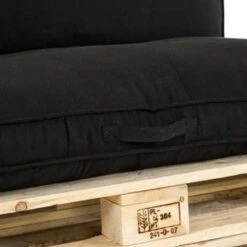 Unique Living Palletkussen Luana Zwart - 120 X 80 Cm -Madison Verkoopwinkel 1973436349 0102