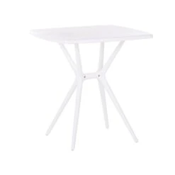 Beliani Tuintafelset SERSALE - Wit Smc (kunststof) -Madison Verkoopwinkel 2057e89b058445dd9d59f6530cdef44f