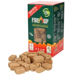 Fire-up Barbecue Aanmaakblokjes - 100x - Reukloos - Niet Giftig - BBQ -Madison Verkoopwinkel 2dfae1e28304437989cb0191d67e4f1e