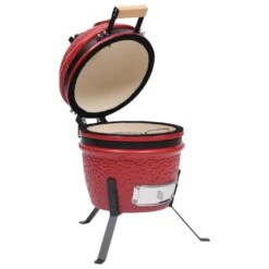 VidaXL Kamado Barbecue 2-in-1 56 Cm Keramiek Rood -Madison Verkoopwinkel 38f7323897d54a31834868a73801bbe3