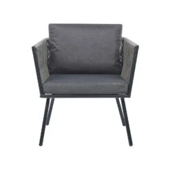 Beliani Bistroset GARGANO - Grijs Pe Rotan -Madison Verkoopwinkel 4420de17648f4b9bb690ceb9f50cd0f5